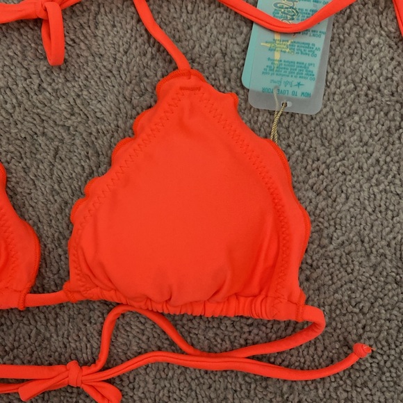 Luli Fama Cosita Buena Wavey Triangle Top And Sassy Cheeks Bottom Size XS - Picture 3 of 11